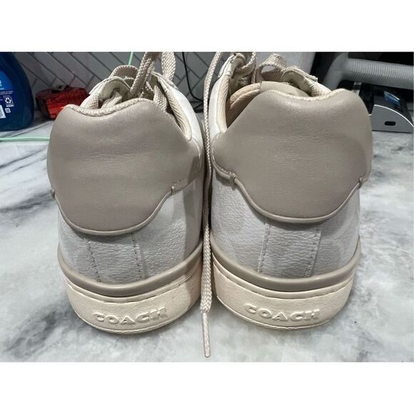 Coach Clip Low Top Sneaker Chalk size 8.5 M - Picture 10 of 12